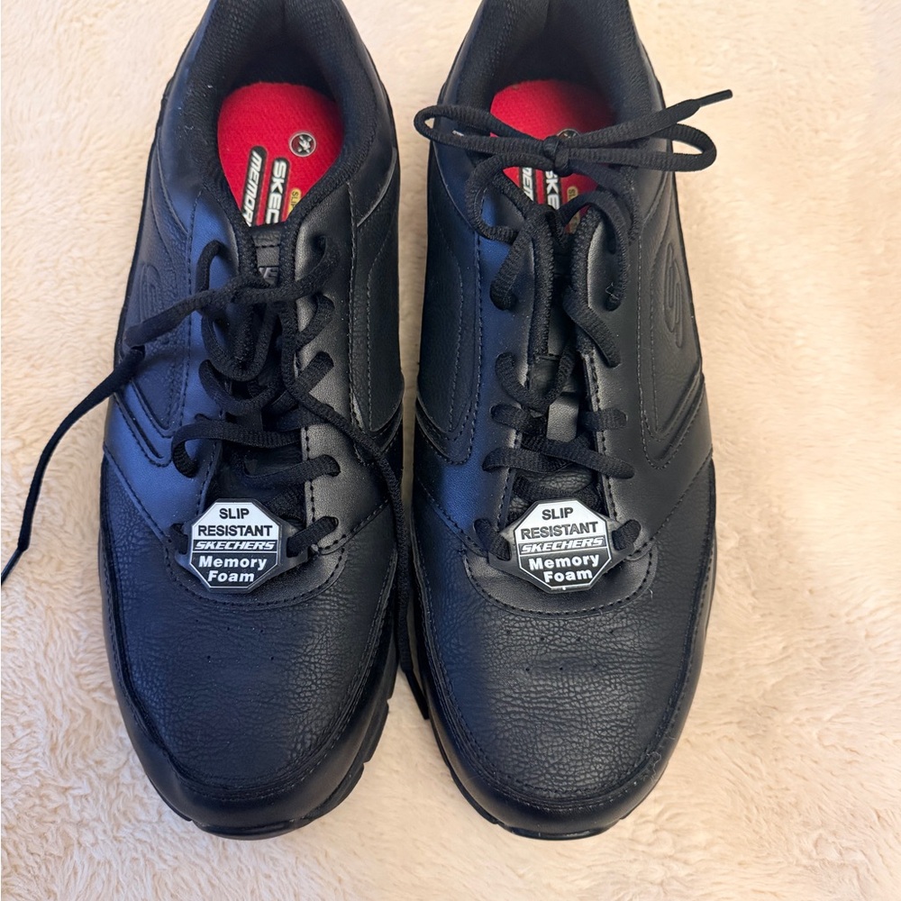 Skechers Men's Black Slip-On Sneakers